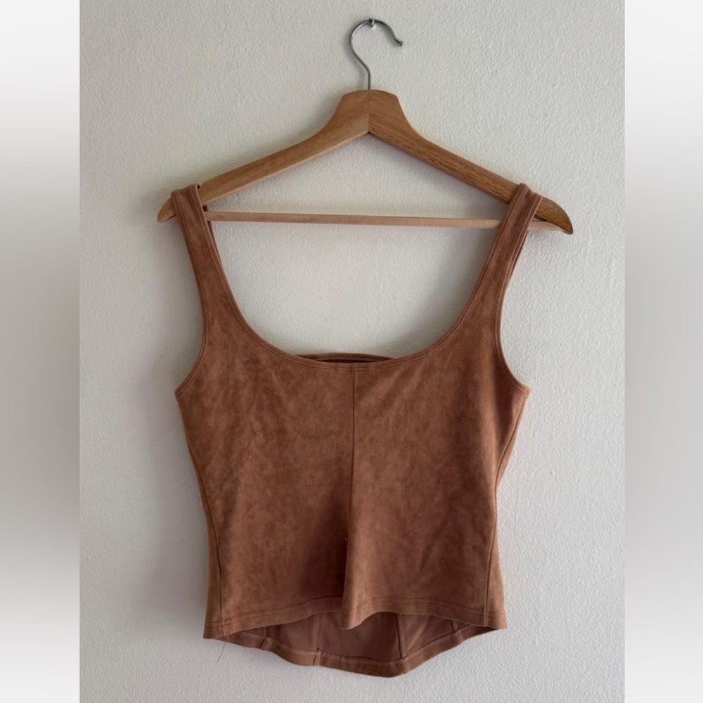 Vintage y2k Cosabella tank top faux suede western festival medium Italy - Picture 3 of 6